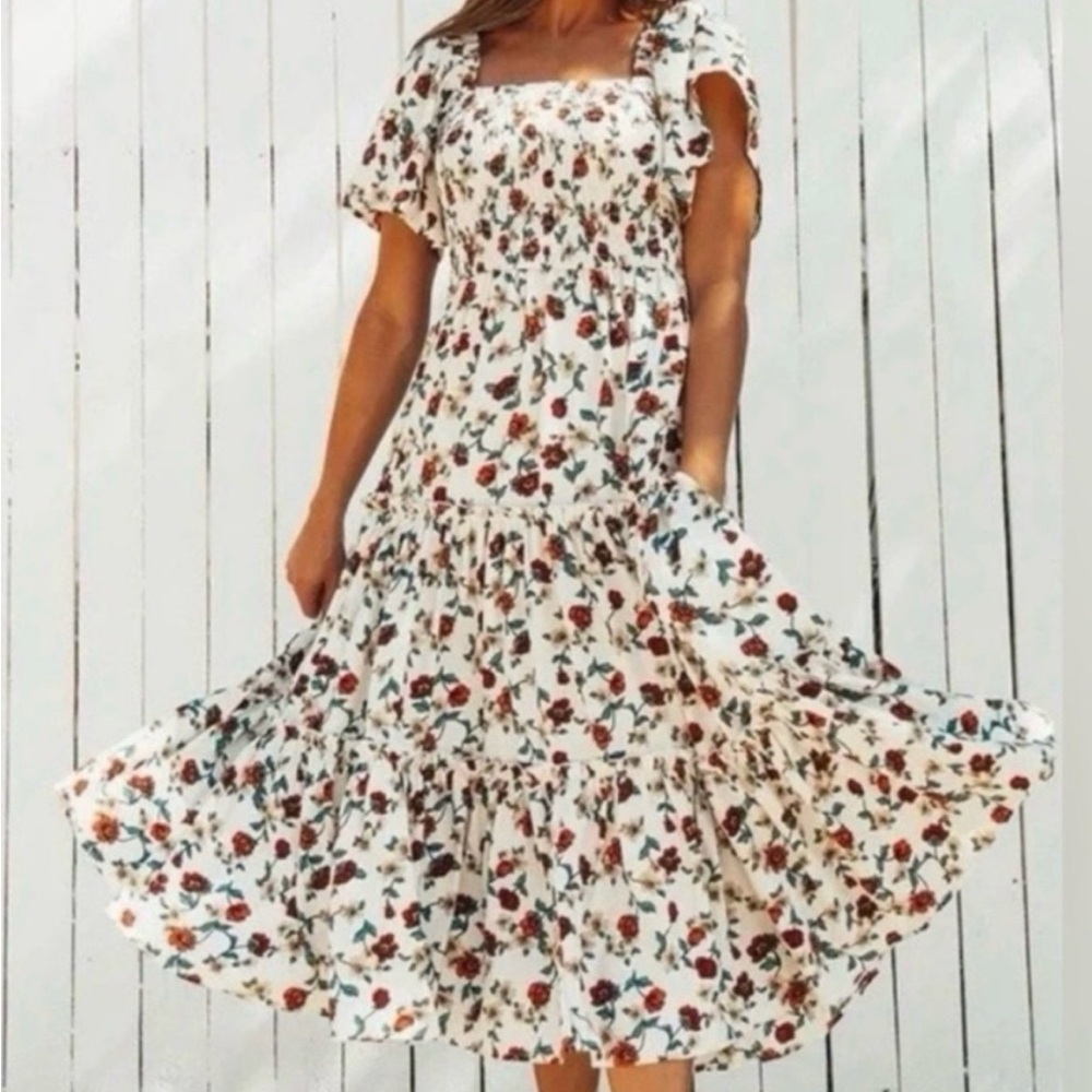 Ivy City Co Sweet Caroline Midi Dress